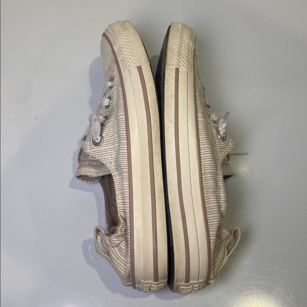 Converse Shoreline Slip-on Sneakers Women's 7 Ivory Tan Chuck Taylor All Star - Picture 6 of 11